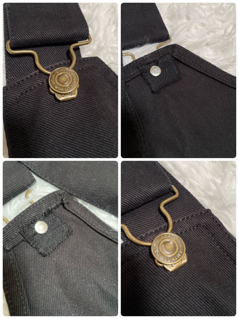 FACETASM オーバーオール　サイズL ブラック