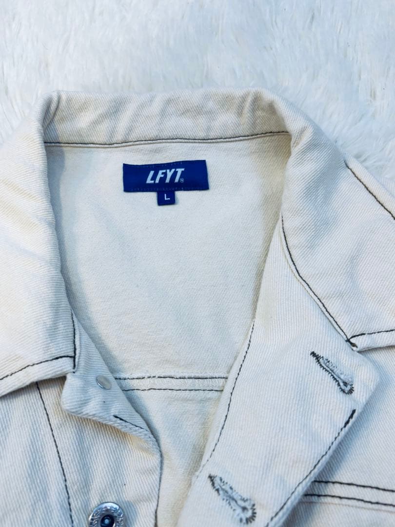 Lafayette ホワイト デニムジャケット Lサイズ
