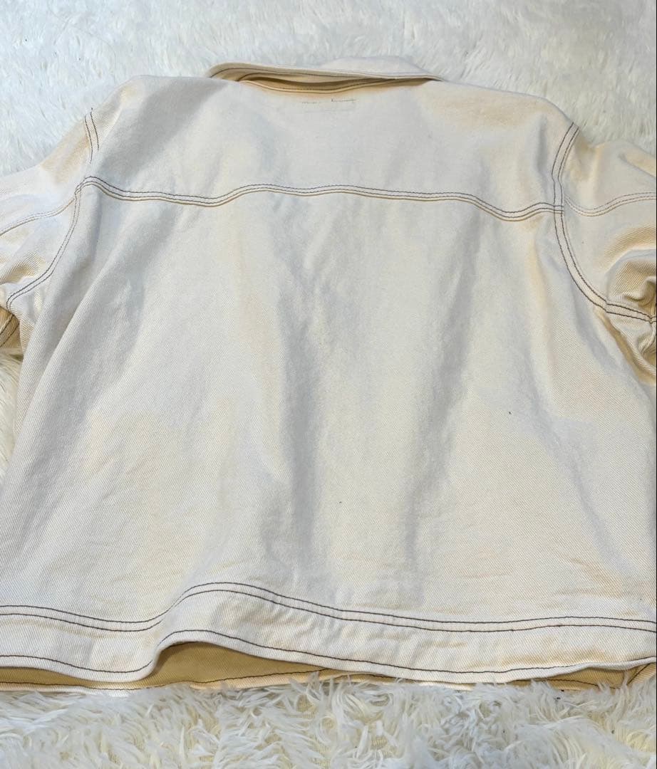 Lafayette ホワイト デニムジャケット Lサイズ