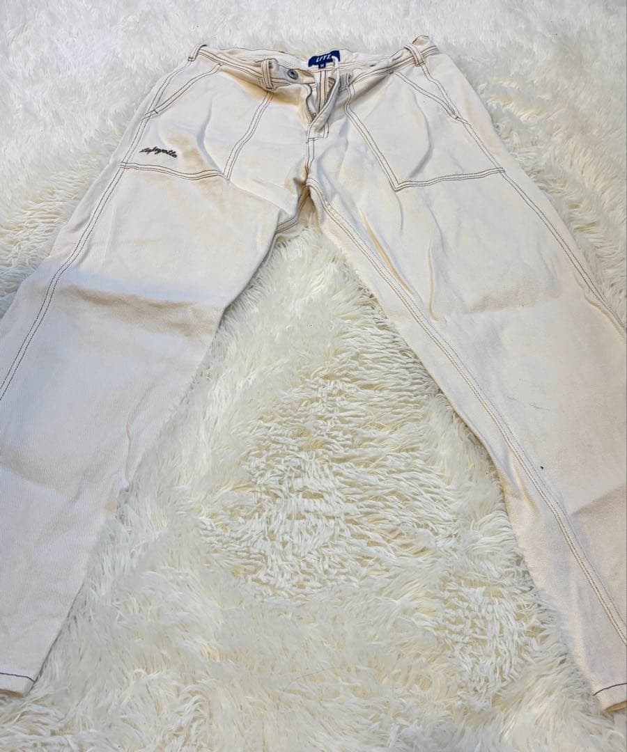 Lafayette ホワイト デニムジャケット Lサイズ