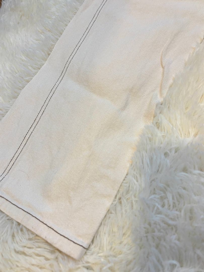 Lafayette ホワイト デニムジャケット Lサイズ