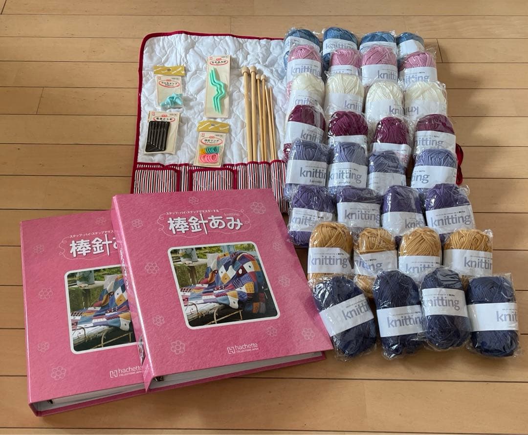 hachette 棒針あみモチーフコレクション