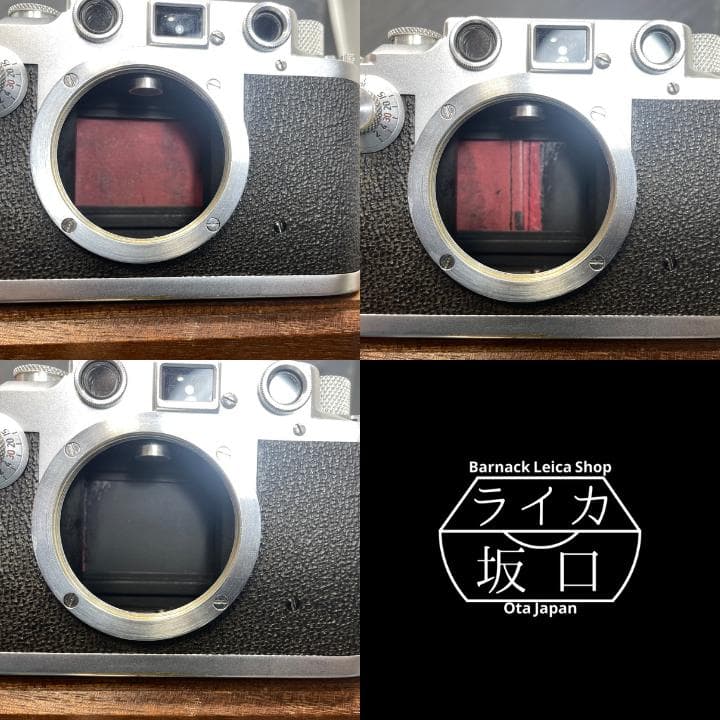 快調美品！OH済み！赤幕補修済み！ライカⅢc　レアライカ