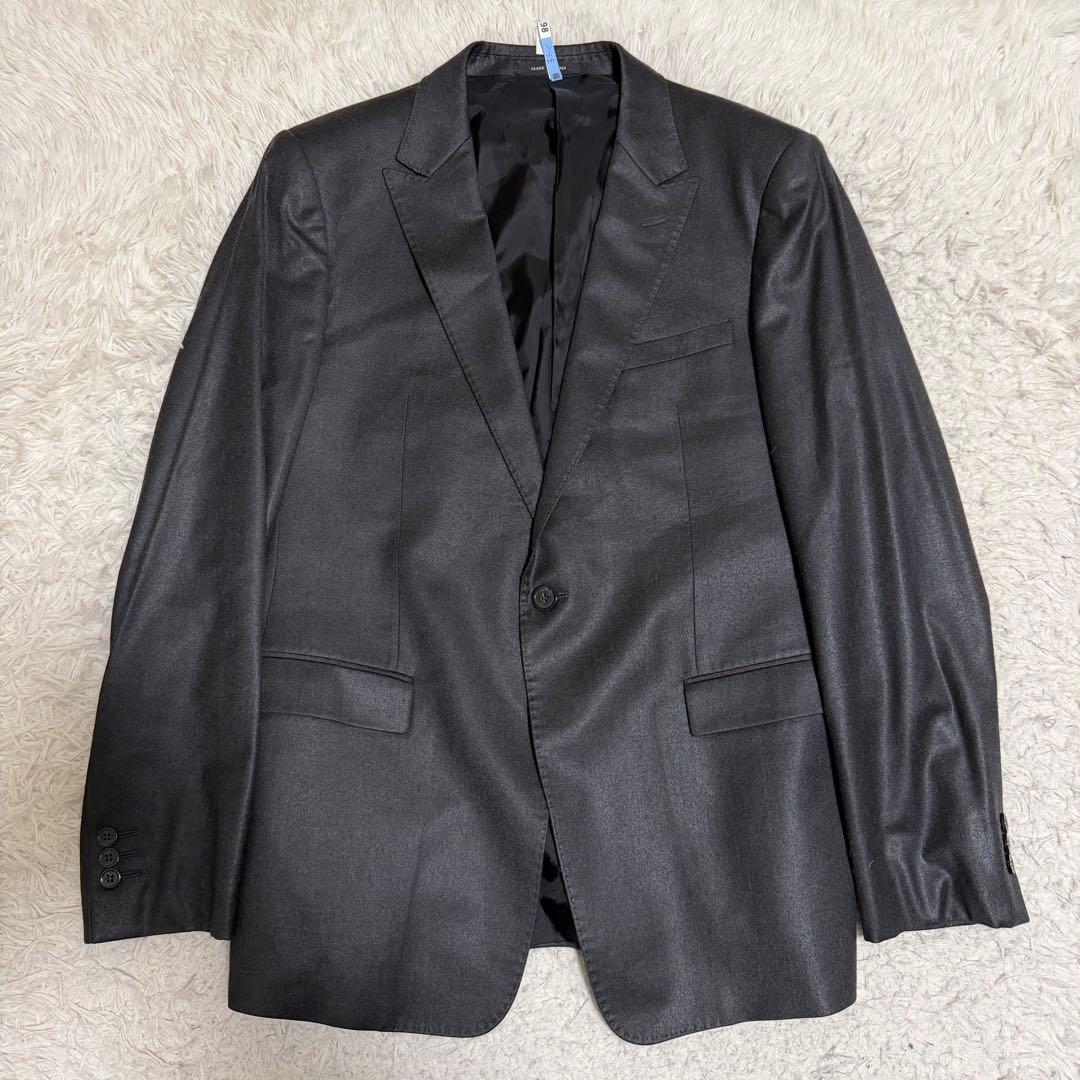 極美品　2XLサイズ相当 エンポリオアルマーニ　スーツ　セットアップ　光沢
