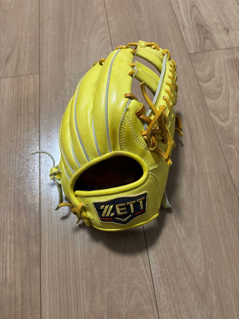 ユ*タ様 ZETT 硬式用 内野用 トゥルーイエロー