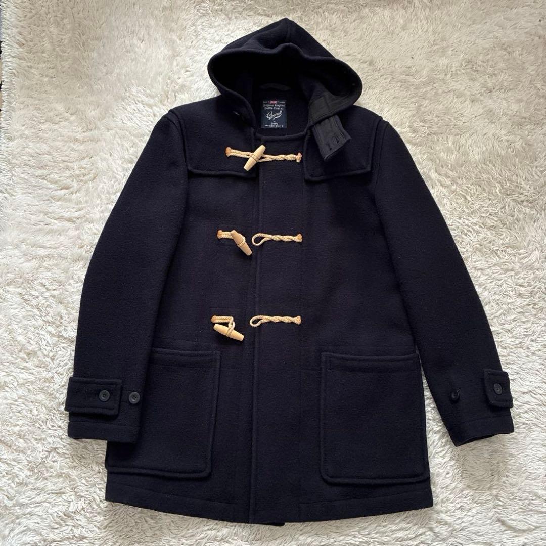 Gloverall x SHIPSグレーダッフルコート ネイビー 別注