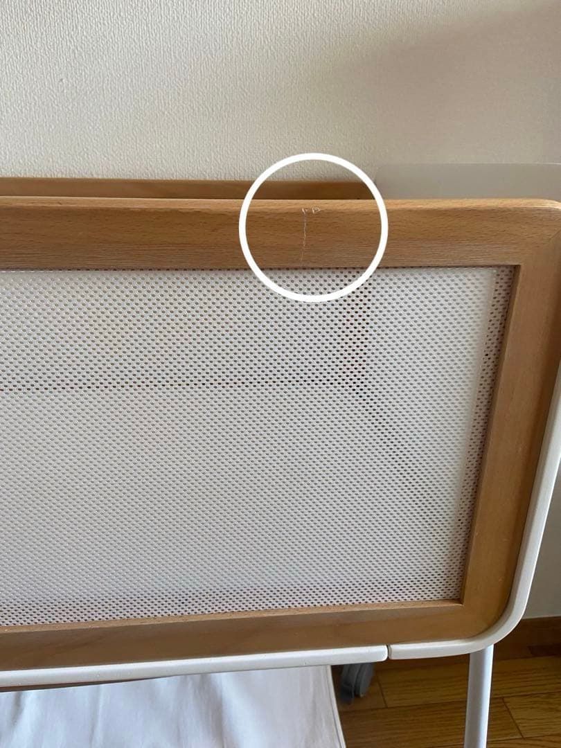 yamatoya リリワゴン2 ホワイト ベビーベッド