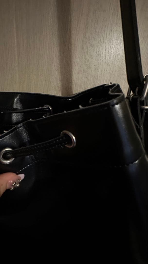 コムデギャルソン　バッグ ショルダーバッグ　レザー調