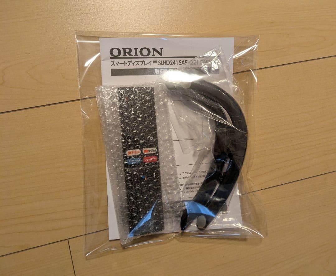 オリオン40V型 チューナーレススマートテレビ SAFH401【2023年製】