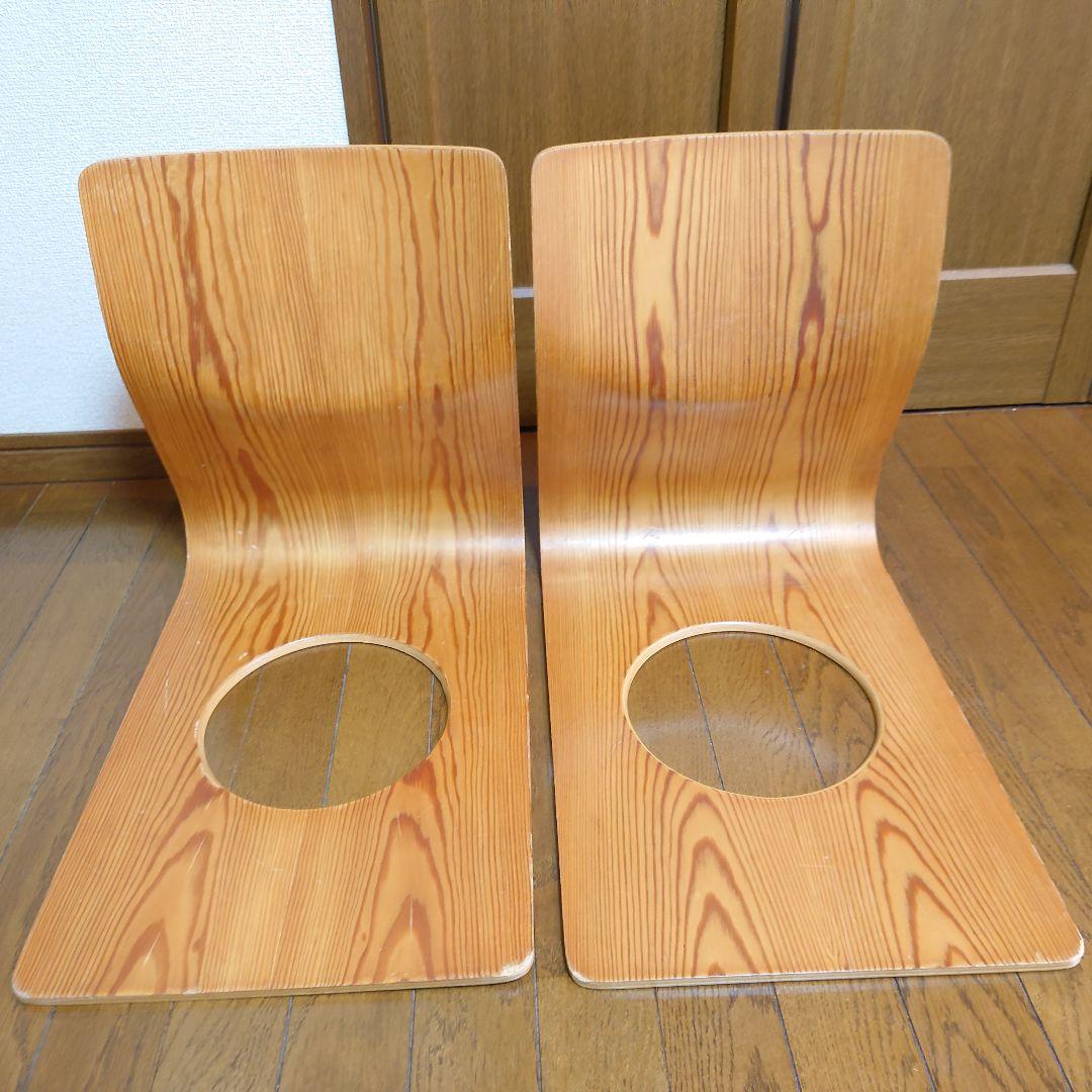 天童木工　座椅子4脚　S-5046KY-ST 藤森健二　①