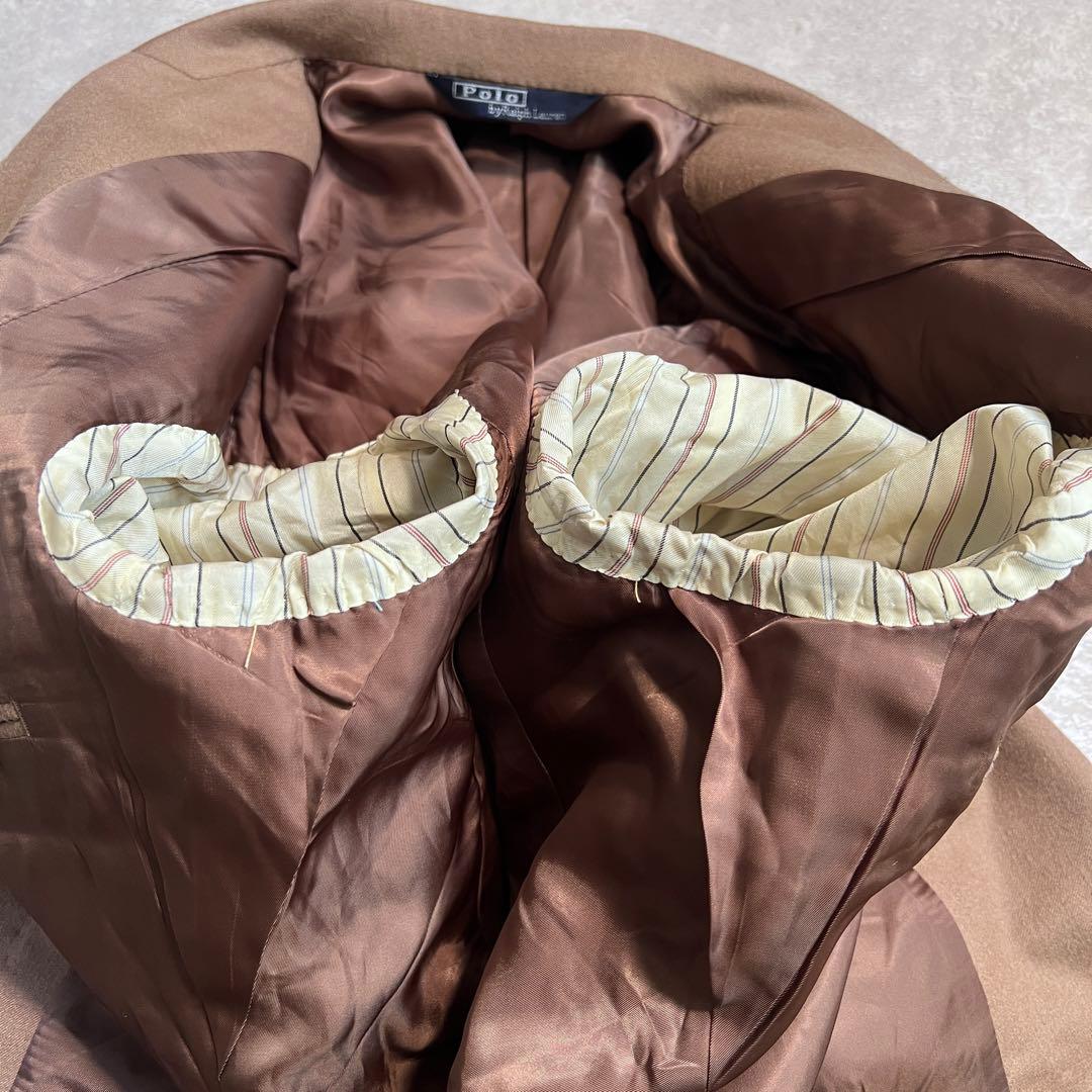 【極美品】ポロバイラルフローレン サキソニーウールスーツセットアップ AB8