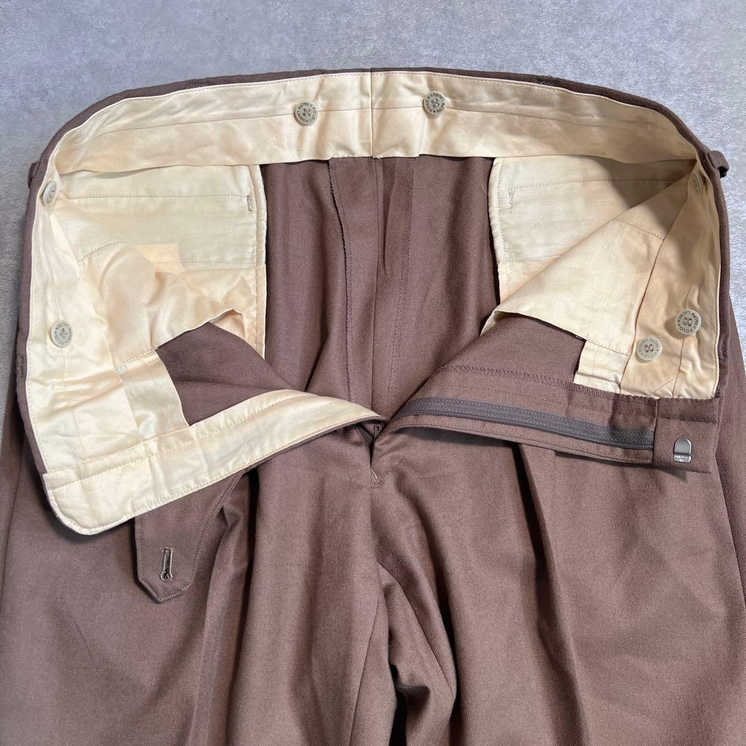 【極美品】ポロバイラルフローレン サキソニーウールスーツセットアップ AB8