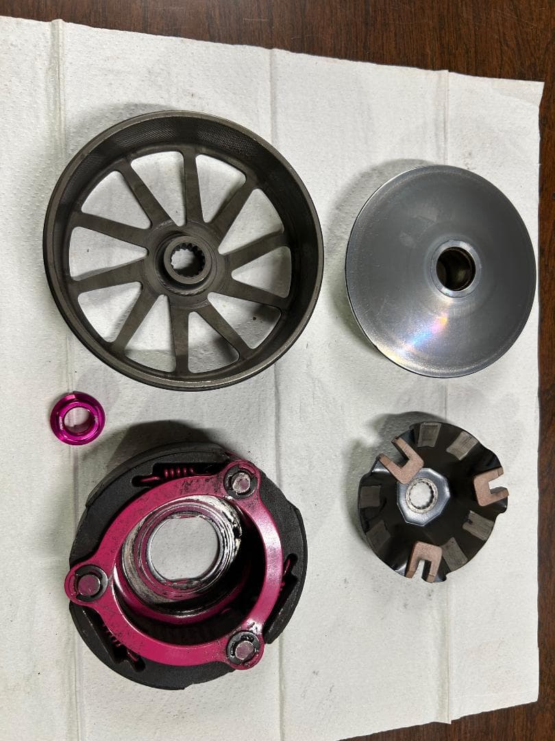 シグナスX3型用WF製 強化クラッチ、ハイスピードプーリー
