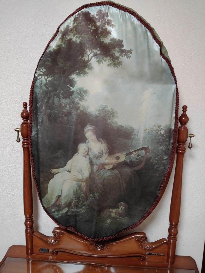 フランスミラー アンティーク木製ドレッサー ヴィンテージ ※要セット購入