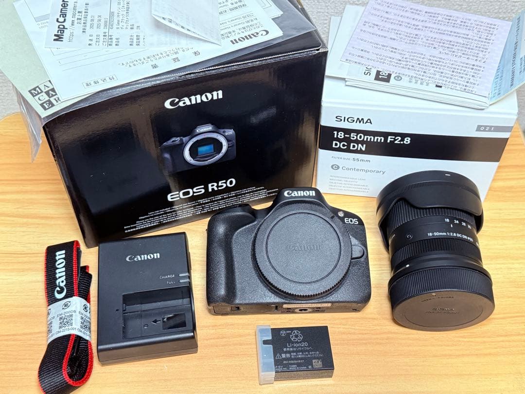 デジタルカメラ Canon EOS R50 + SIGMA 18-50mm F2.8