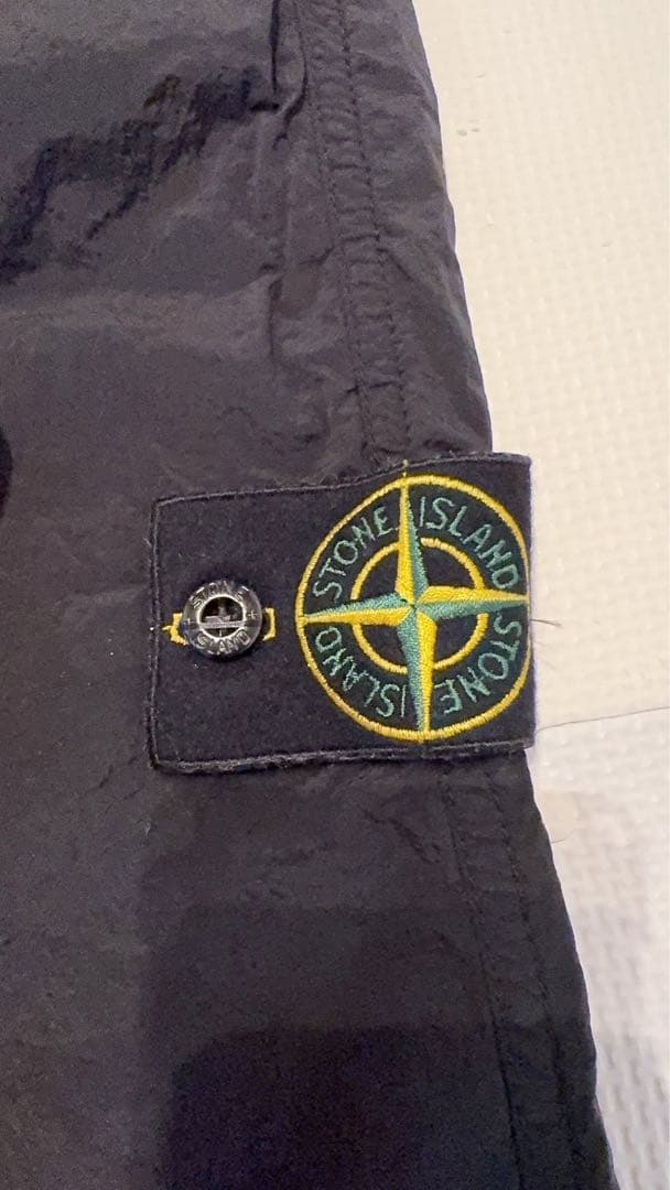 STONE  ブラックカーゴパンツ W30