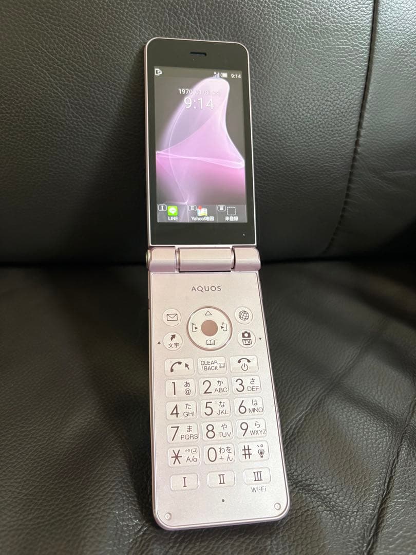 【美品】SoftBankソフトバンクAQUOS 携帯 601SH ガラケー 中古