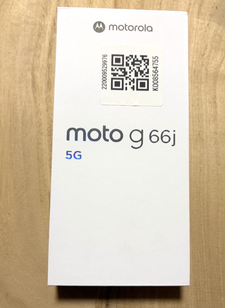 【新品未開封】MOTOROLA moto g66j 5G ブラックオイスター
