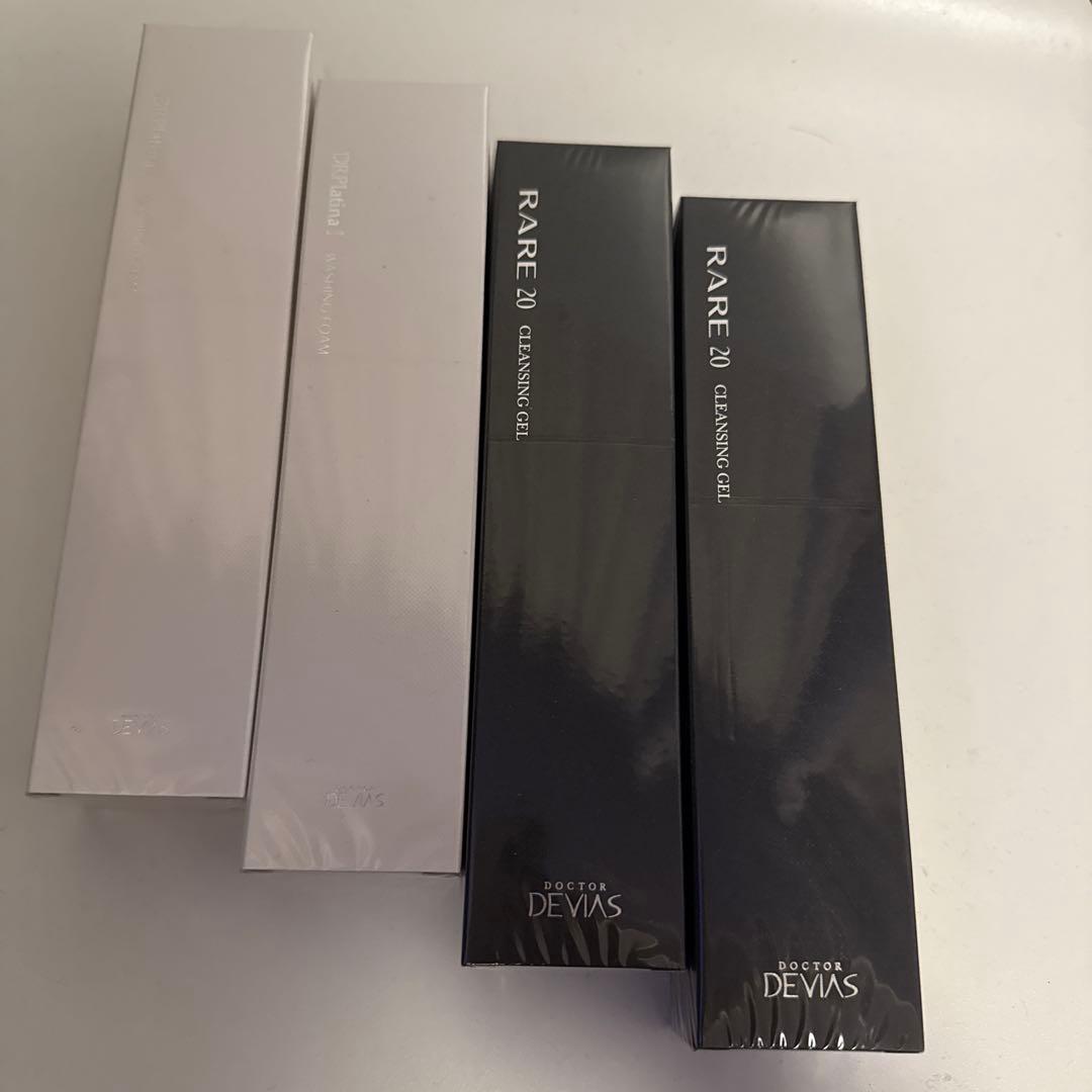 ドクターデヴィアス　レアクレンジングゲル2本、ウォッシュフォーム2本セット