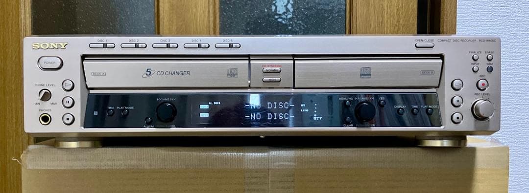 【完動・準美品】CDレコーダー　SONY 　RCD-W500C