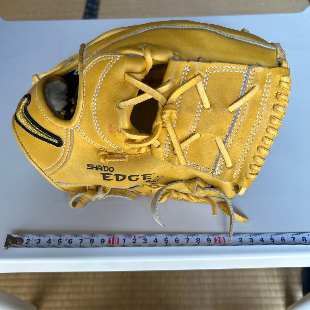 ナイキ SHAIDO EDGE 硬式野球グローブ イエロー