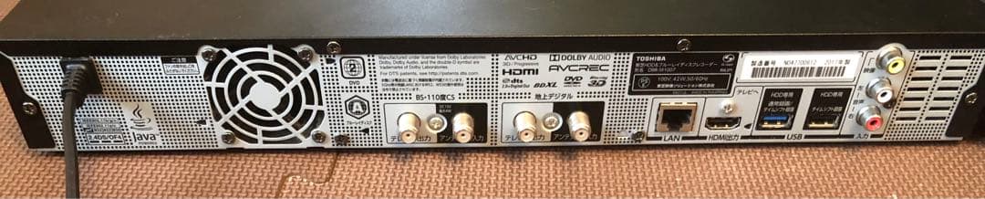 【ジャンク品】東芝 レグザ ブルーレイレコーダー DBR-M1007