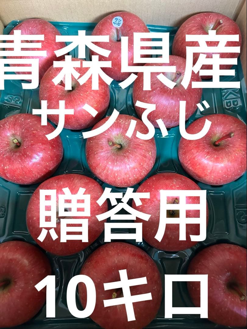 青森県産りんご贈答用サンふじ１０キロ