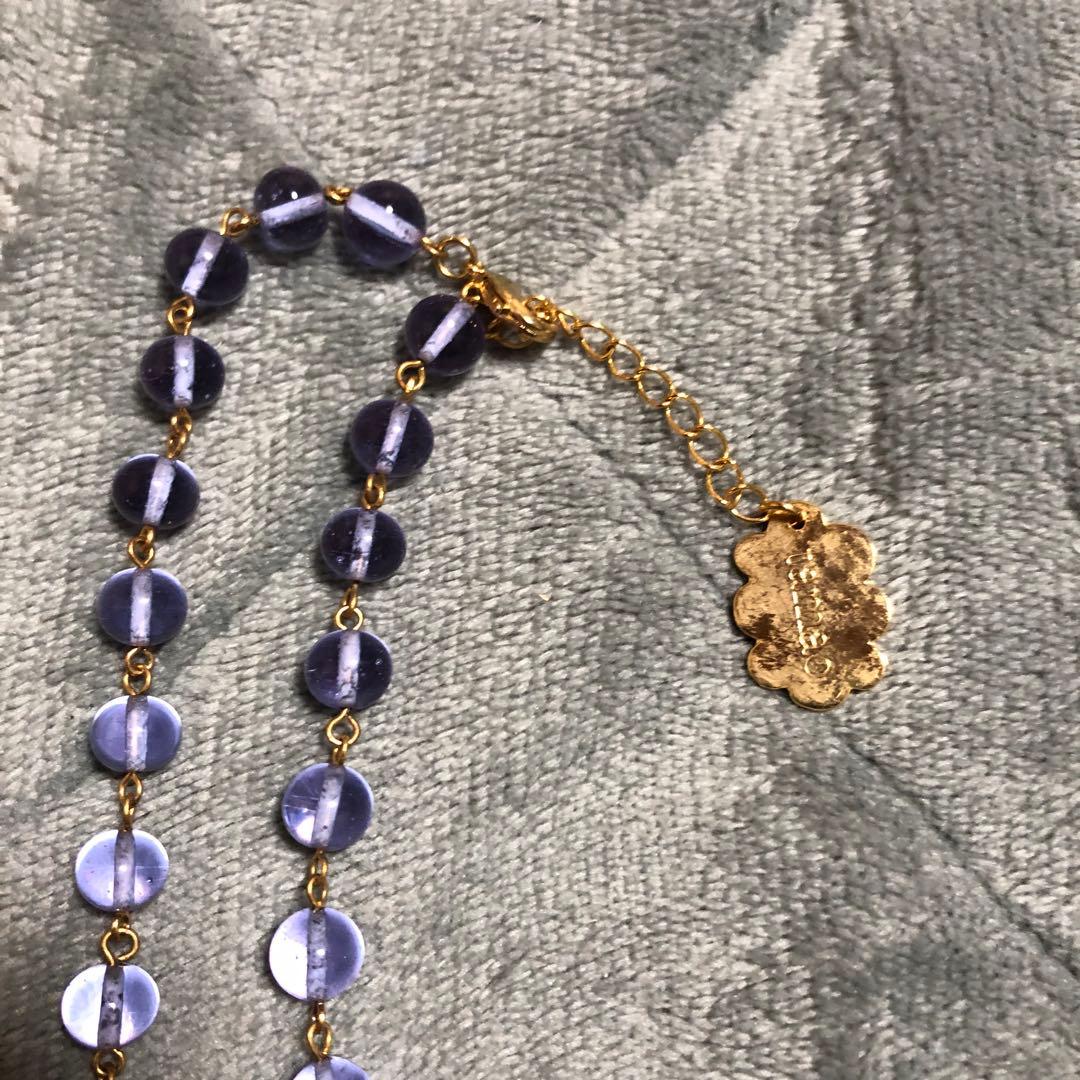 刺繍ネックレス 約70cm