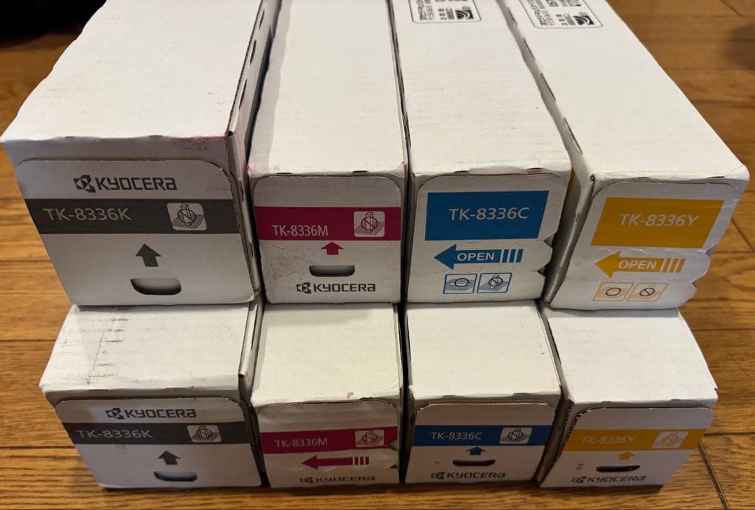 京セラ　純正トナー　TK-8336 4色　8本セット