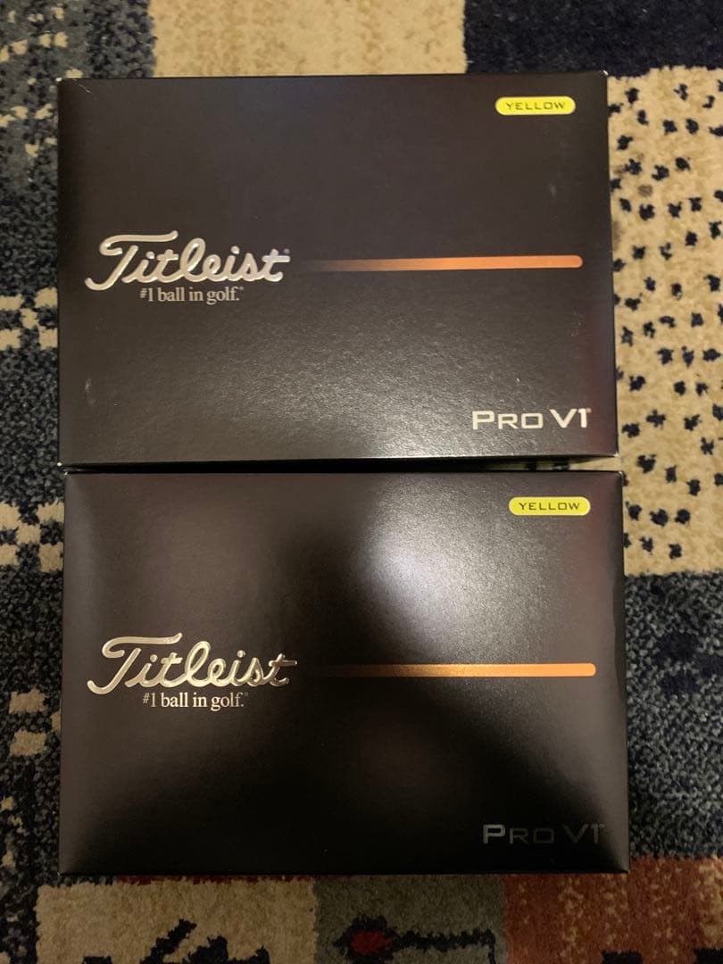 Titleist Pro V1 2025 イエロー　ゴルフボール 24個入り