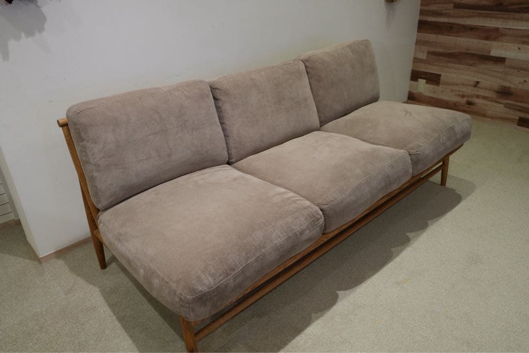 MOMO NATURAL 3Pソファ 美品 モモナチュラル