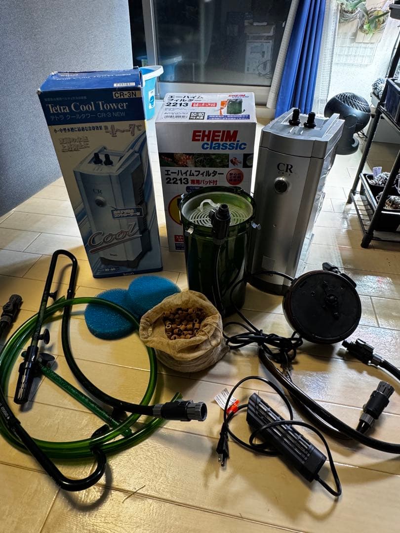 フィルター　エーハイム 2213 オートヒーター　クールタワー　セット付属品多数