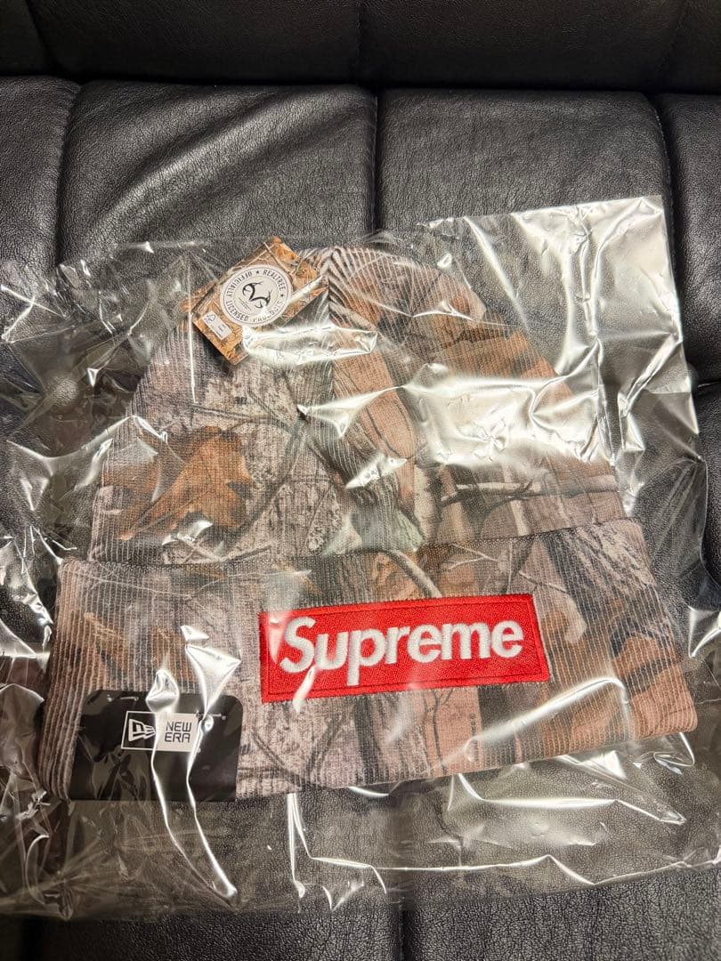 帽子 Supreme x New Era Box Logo Beanie (25FW)