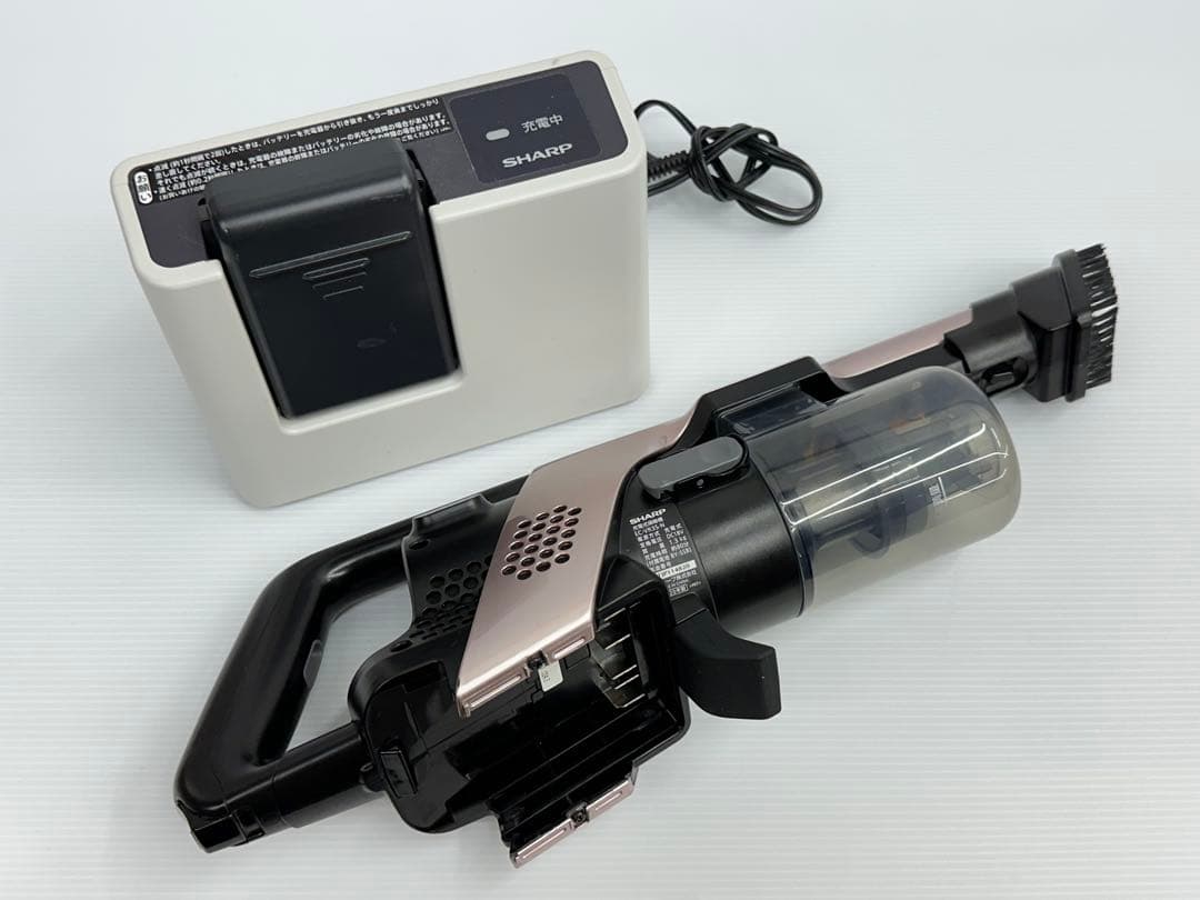 中古　2020年製　動作保証　掃除機　シャープ　EC-VR3S-N 充電器セット