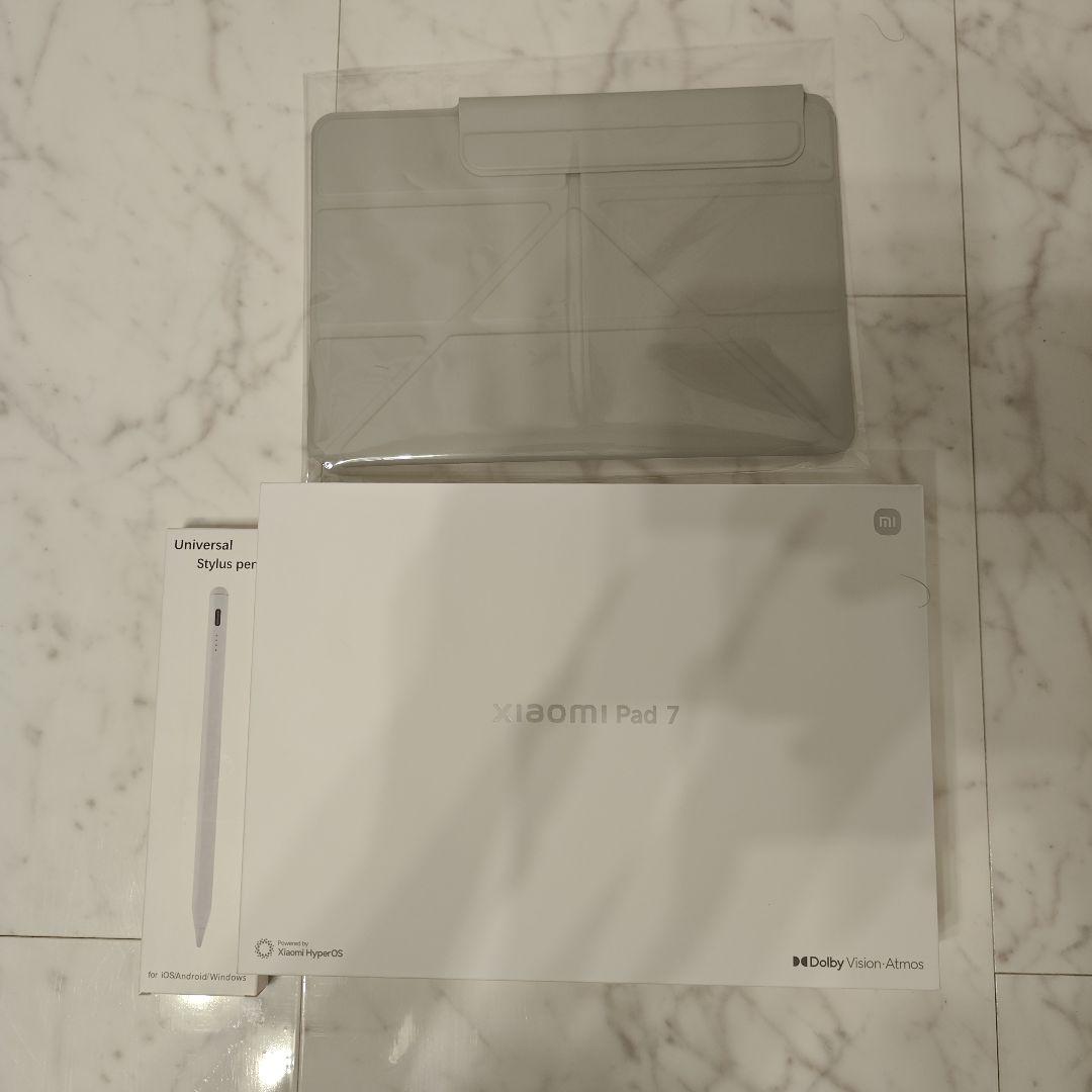 Xiaomi Pad 7 本体 + ホワイトカバー＋タッチペン