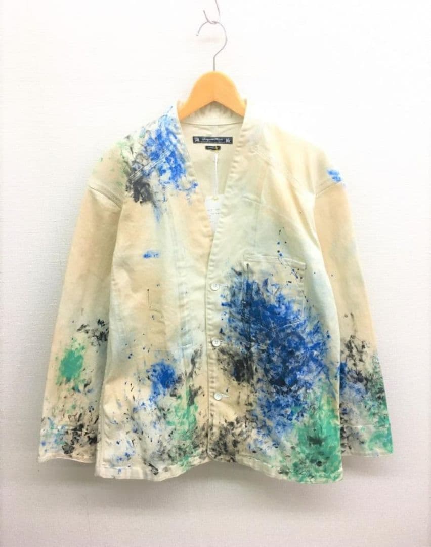 サスクワッチファブリックス ペイント加工ジャケット