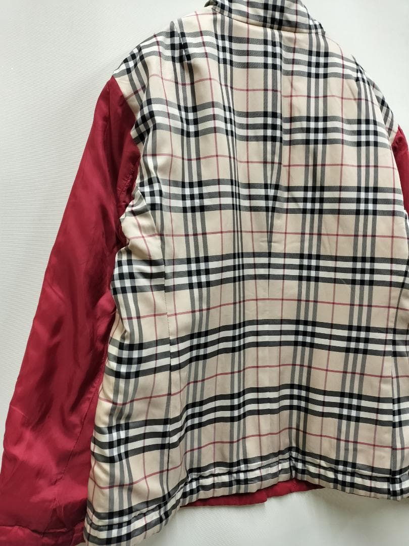 バーバリー/ノヴァチェック切替えJKT×キルティングJKTリバーシブル/２WAY