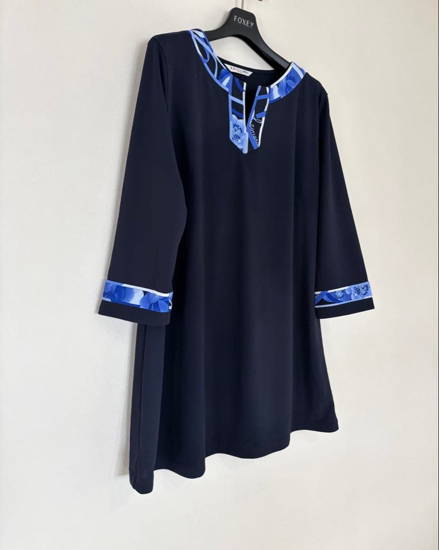 ★LEONARD★ゆったり★ダークネイビーチュニック★４２★