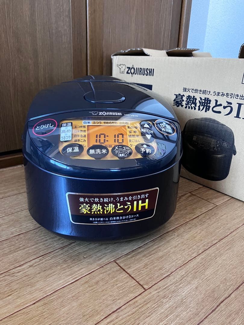 象印マホービン 炊飯器 5.5合 極め炊き IHタイプ NW-VE10-BA
