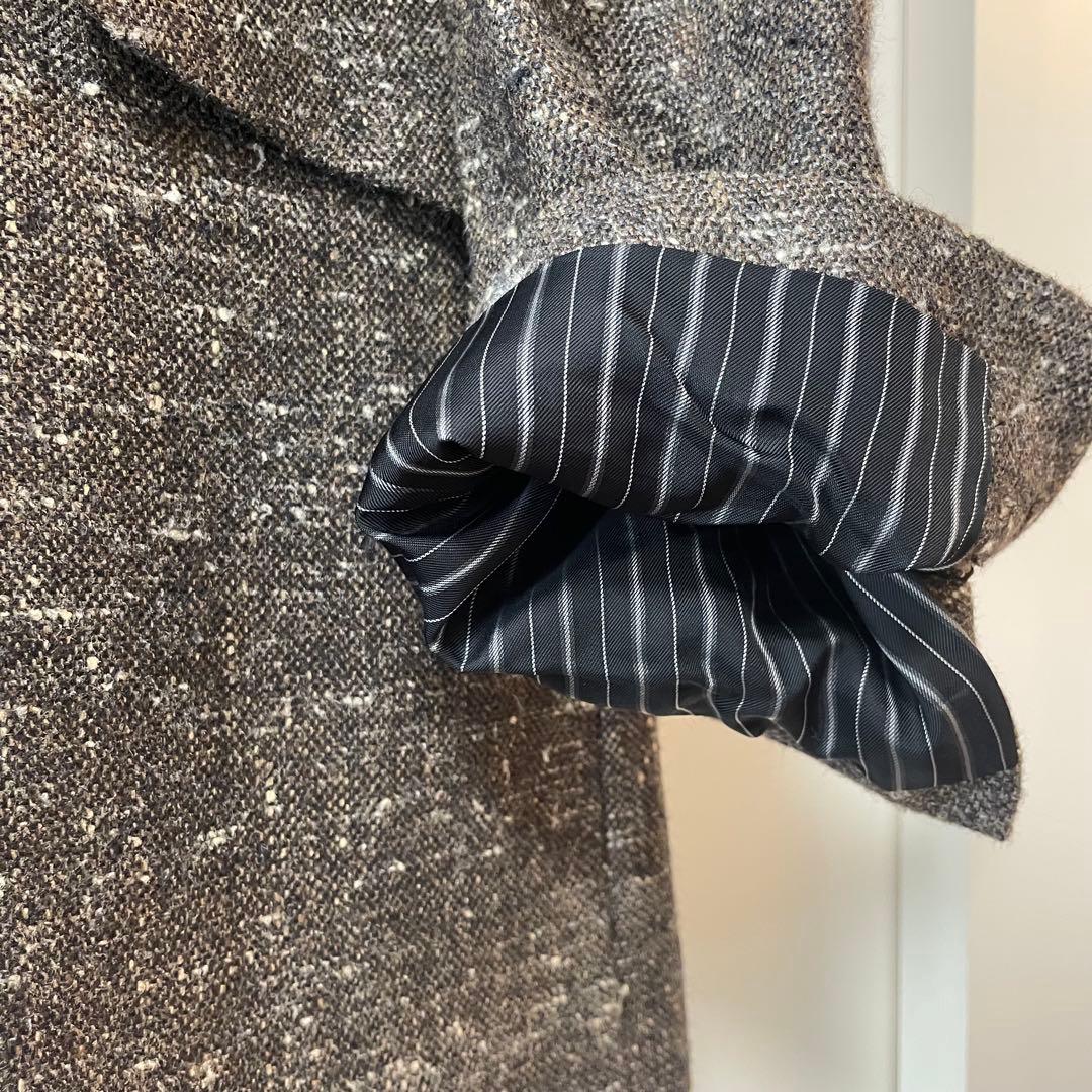 【極美品】E.THOMAS生地　ダブルジャケット(オーダー)