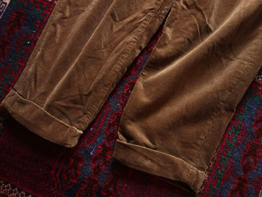 BEAMS PLUS + 2プリーツトラウザーズ M コーデュロイ 美品 日本製