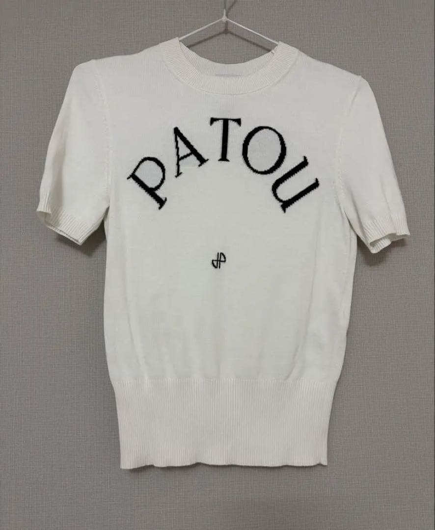【PATOU】オーガニックコットン パトゥロゴTシャツ