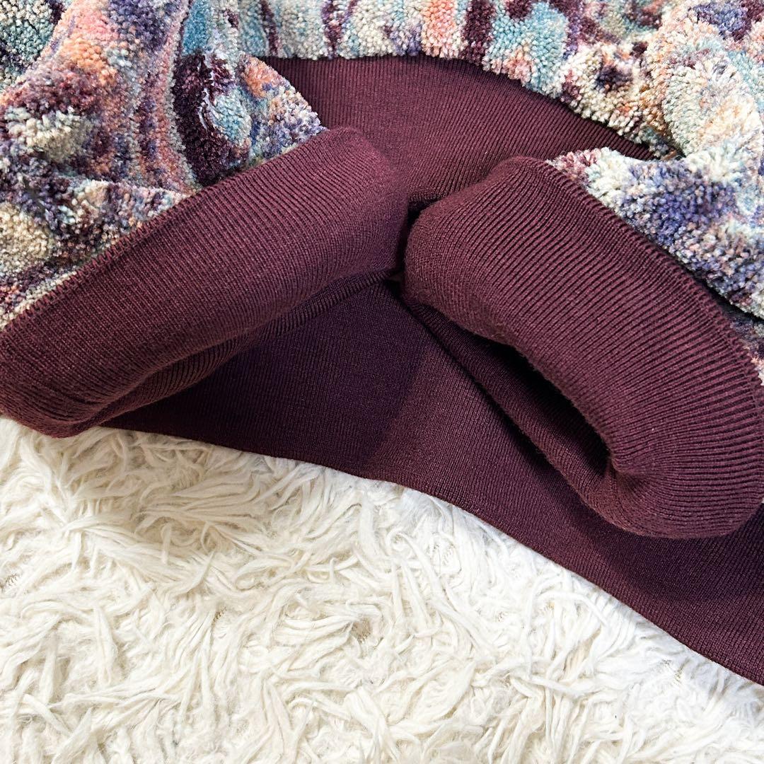 超美品✨ OFFWHITE 総柄 クロップドパーカー 40 グリーン