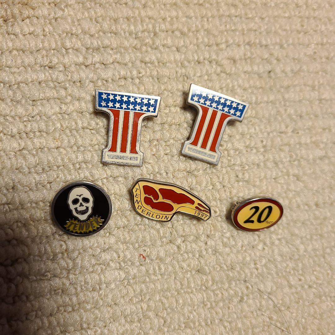 tenderloin テンダーロイン　ピンバッジ5個セット