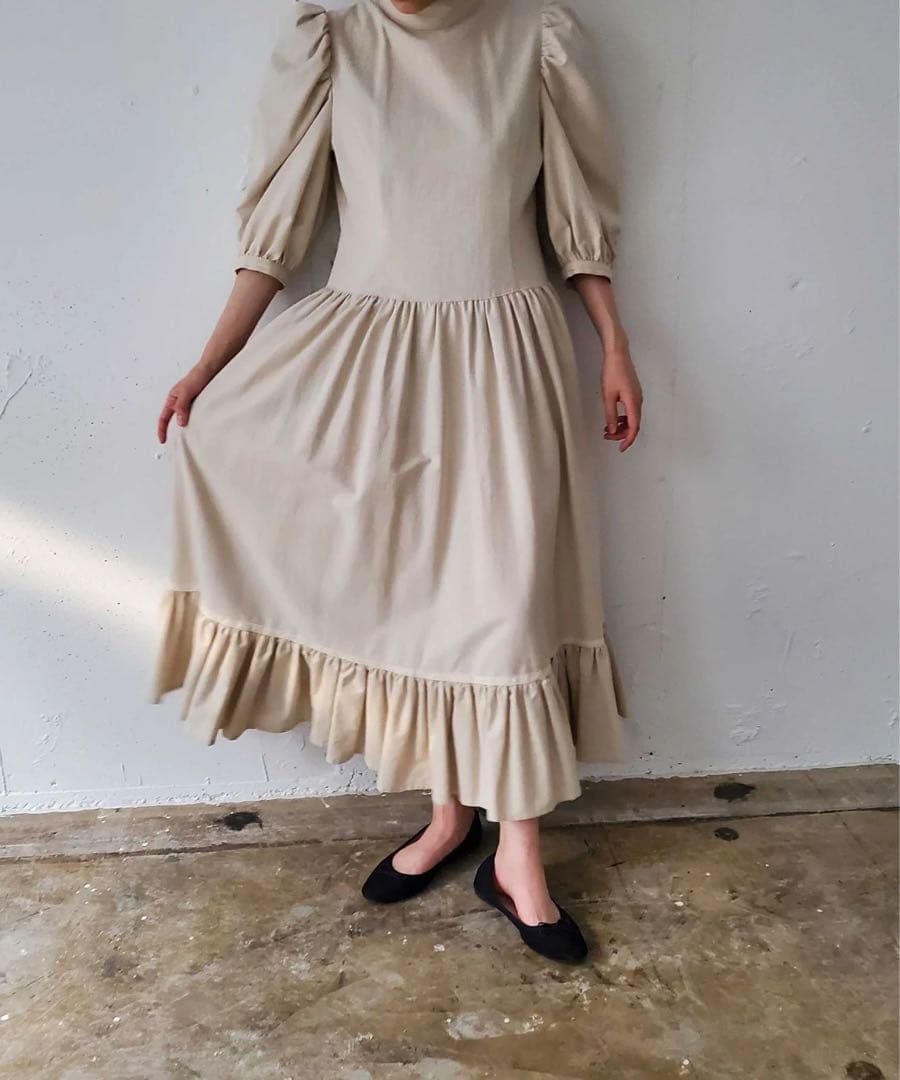 foufou キャンディードレス クレイジーガーデン ハイネックギャザードレス