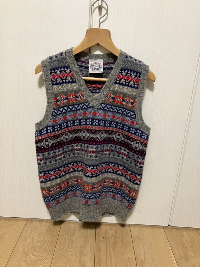 タイムセール！　ジャミーソンズ　ニットベスト　Jamieson's