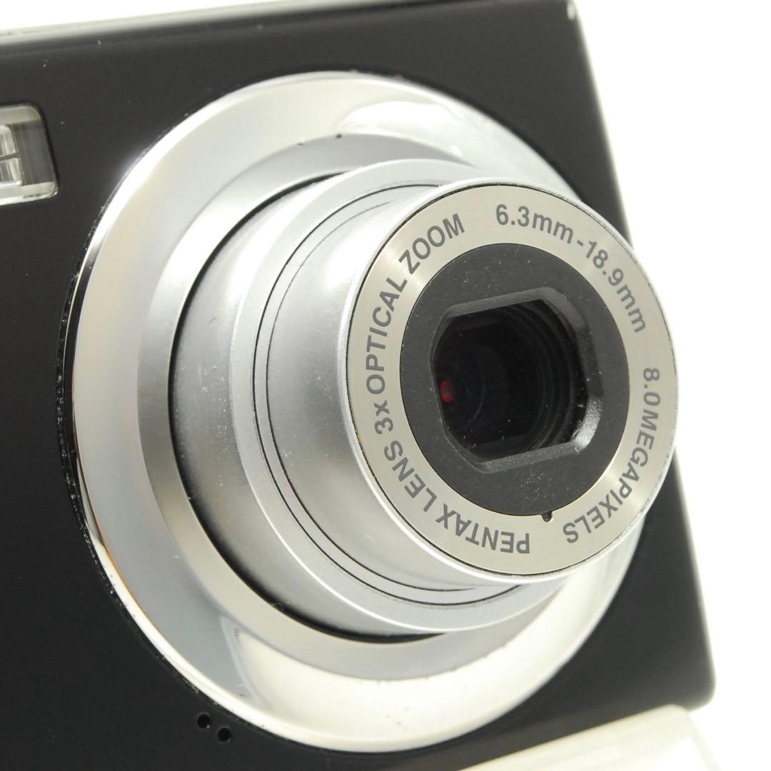 PENTAX Optio V10 ❤️スマホ転送 ブラック コンデジ カメラ