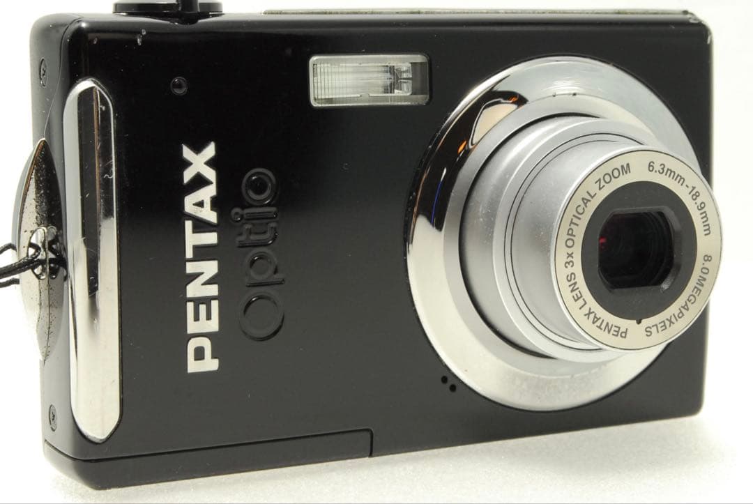 PENTAX Optio V10 ❤️スマホ転送 ブラック コンデジ カメラ