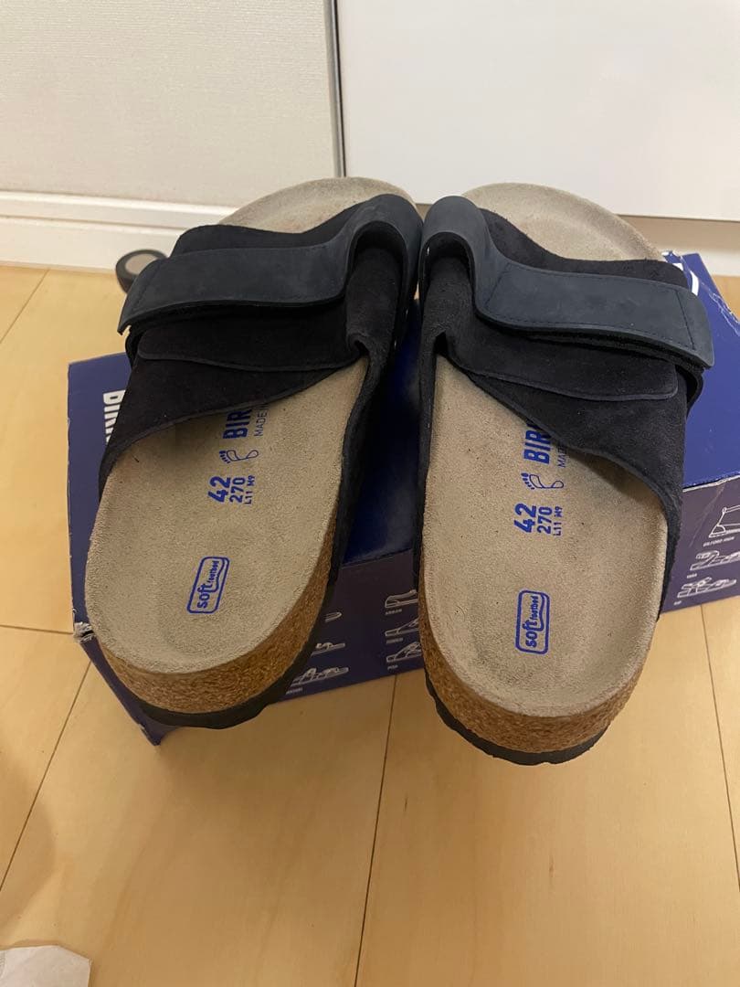 ★新品未使用&付属品完備★ビルケンシュトック　キョウト　ネイビー　京都