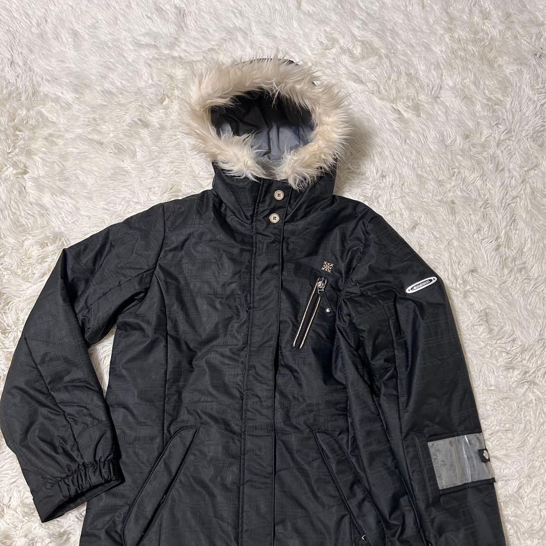 【美品】GOLDWIN ゴールドウィン スキーウェア 上下 黒 レディース L
